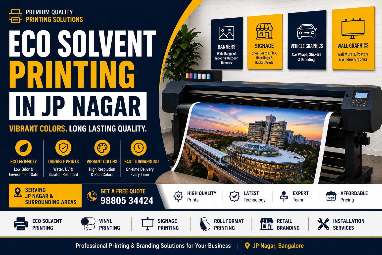 Eco Solvent Printing JP Nagar