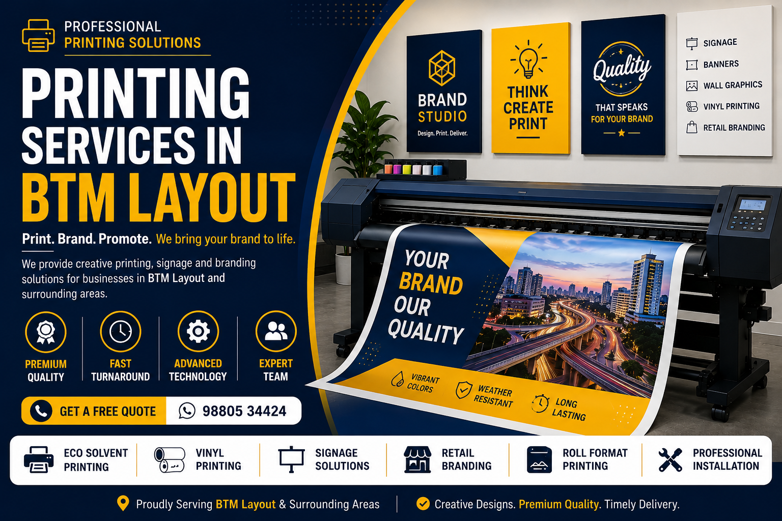 Printing Services BTM Layout
