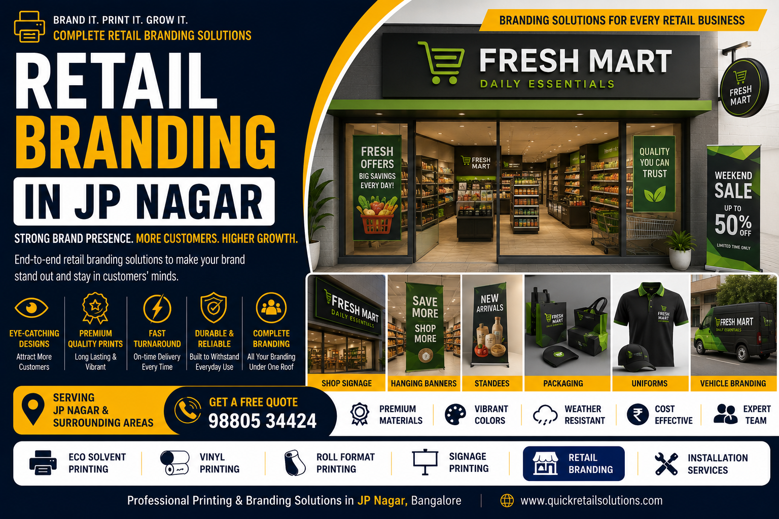 Retail Branding Services JP Nagar