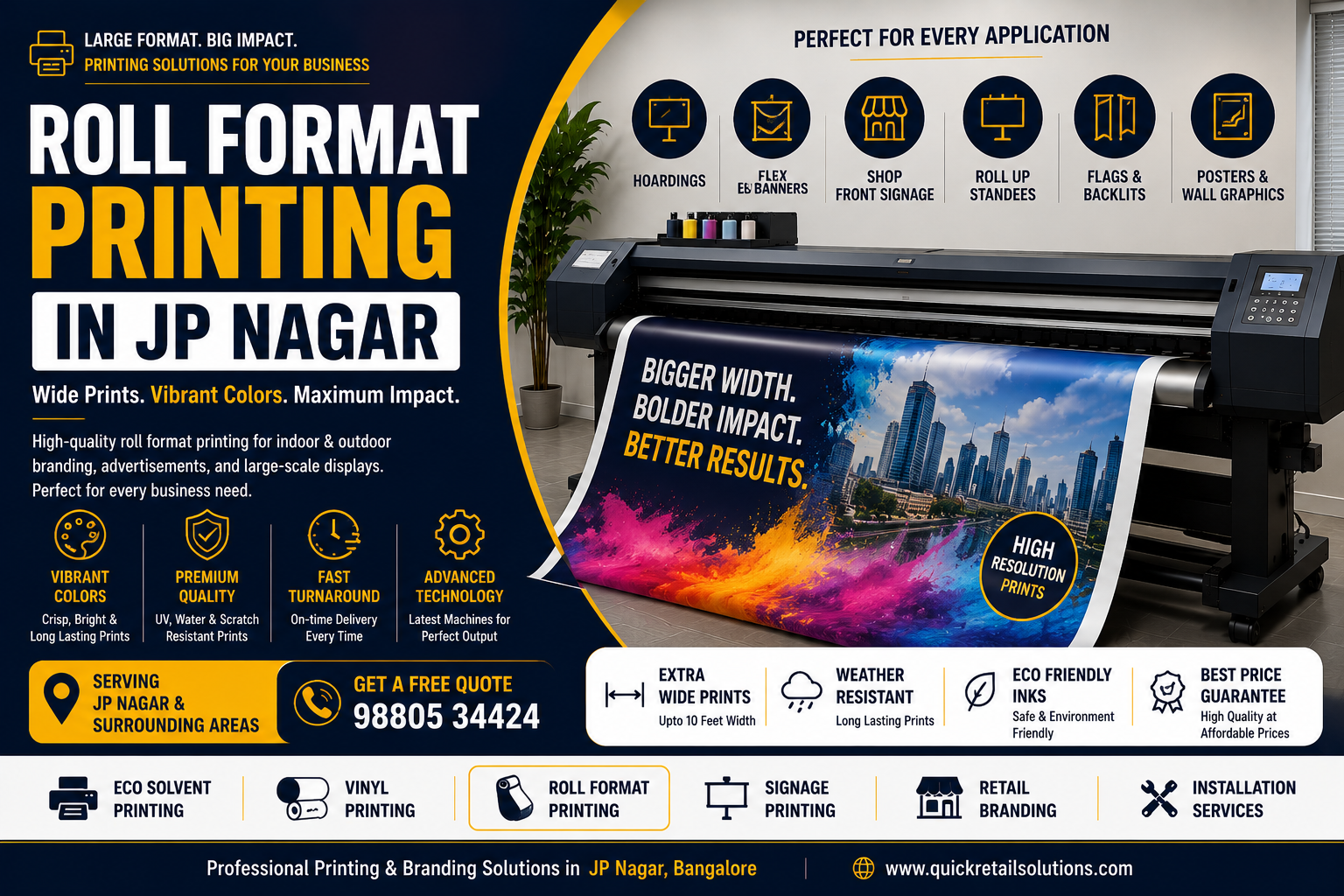 Roll Format Printing Services JP Nagar